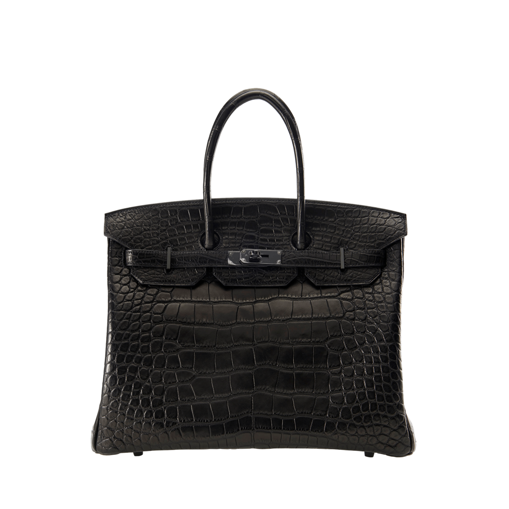 Hermes So Black Birkin 35: Alligator Handbag | The Ornamental