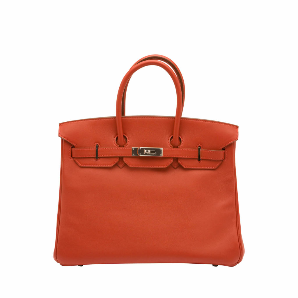 Hermes Orange Birkin bag in calf leather by The Ornamental