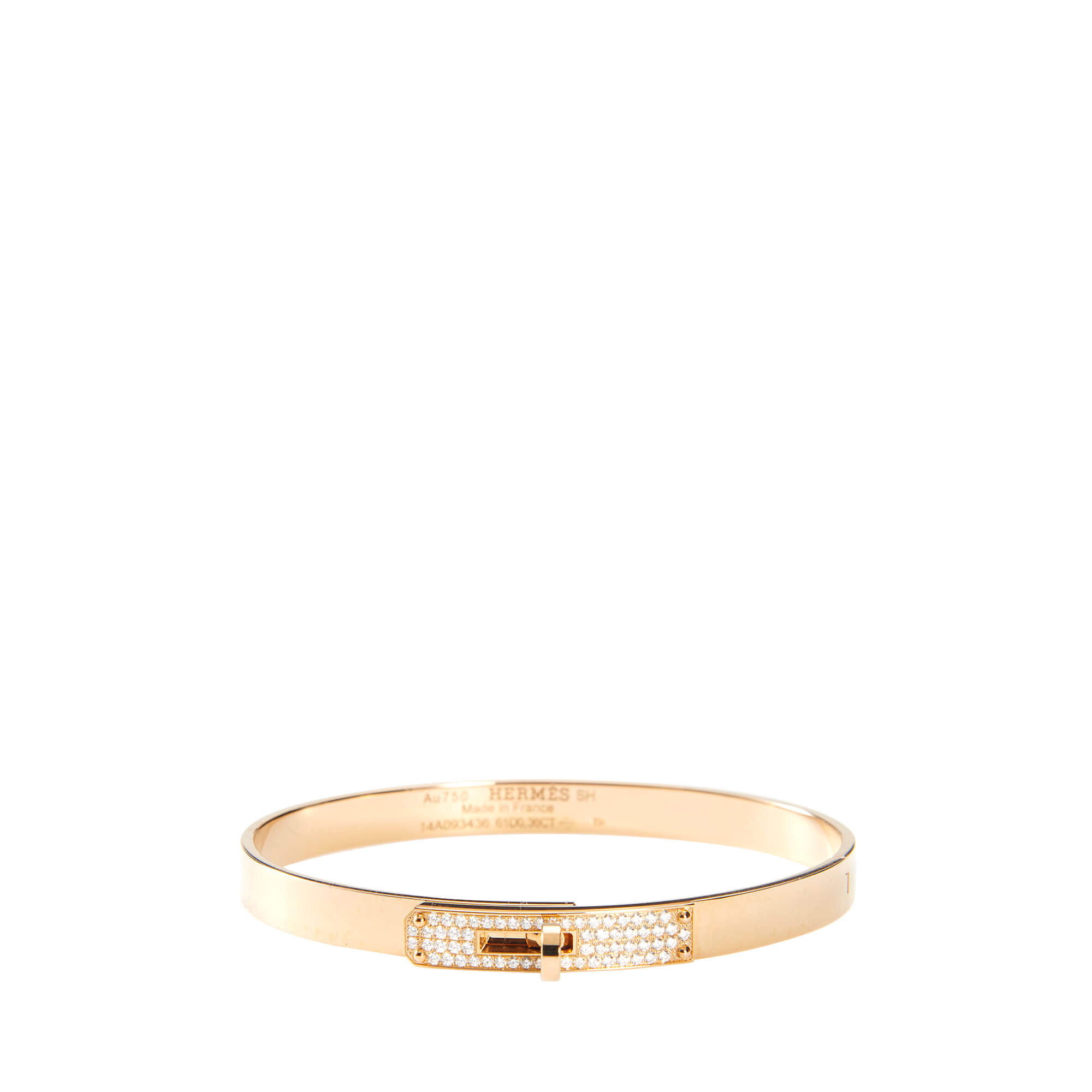 Authentic Hermes Kelly Bracelet in Gold | The Ornamental
