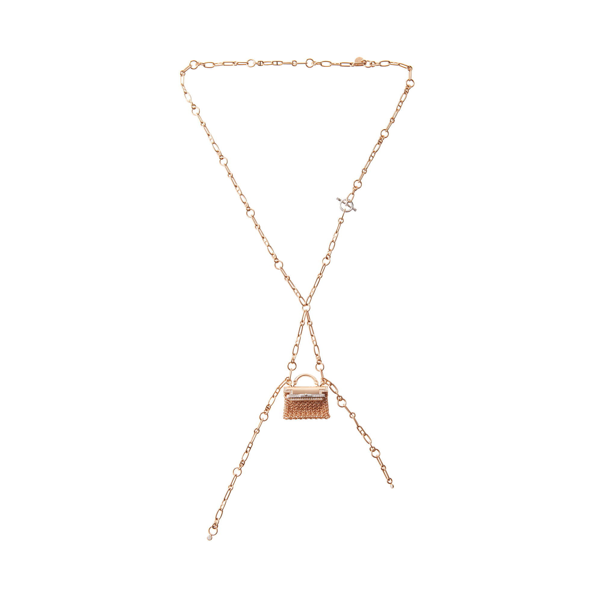 Hermes Haute Bijouterie Kelly Necklace in Gold | The Ornamental
